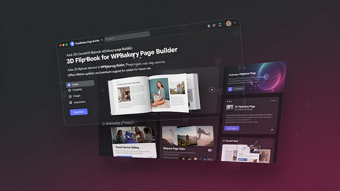 3D Flip Book for WPBakery Page Builder (Visual Composer)