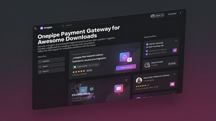 Onepipe Payment Gateway for Awesome Downloads