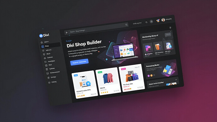 Divi Shop Builder