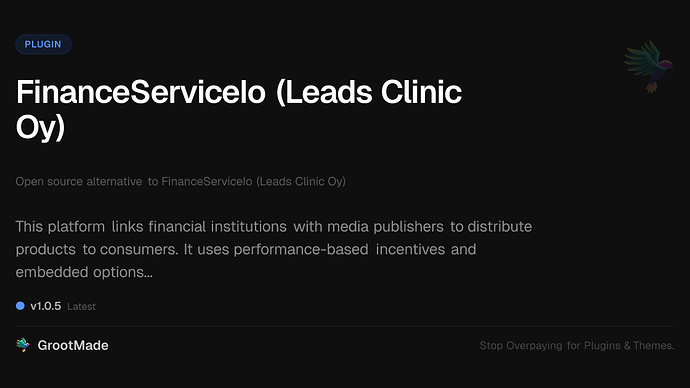 FinanceServiceIo (Leads Clinic Oy)