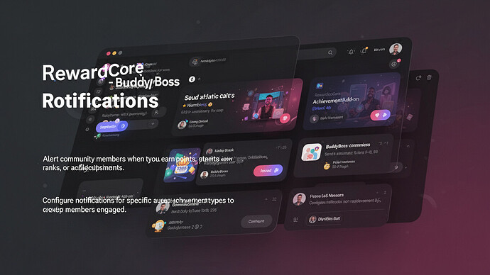 RewardCore - BuddyBoss Notifications