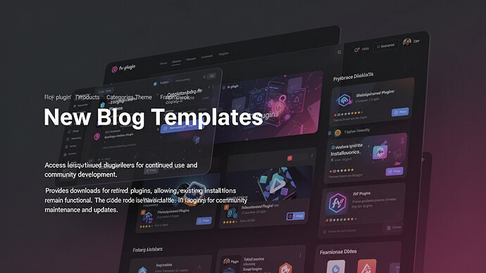 New Blog Templates