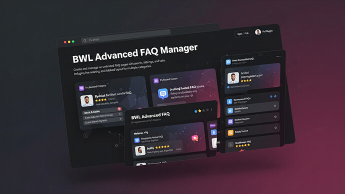 BWL Advanced FAQ Manager