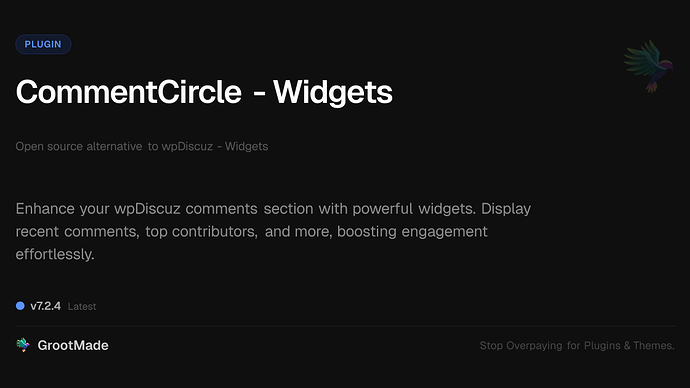 CommentCircle - Widgets