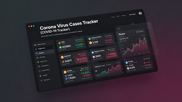 Corona Virus Cases Tracker (COVID-19 Tracker)