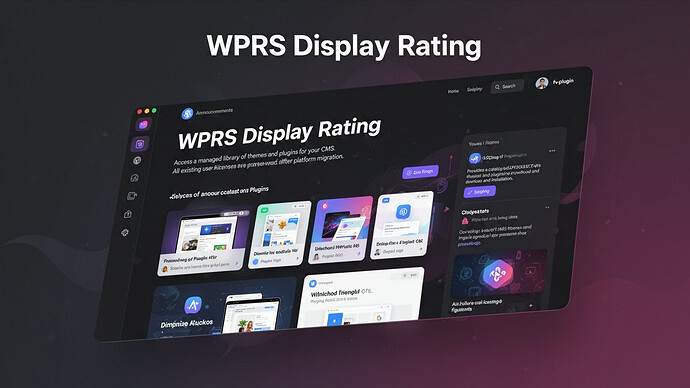 WPRS Display Rating