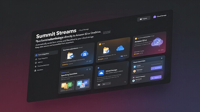 Summit Streams - Cloud Storage