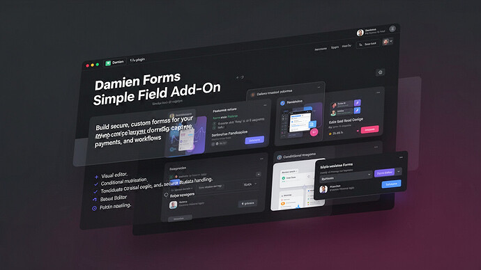 Damien Forms Simple Field Add-On