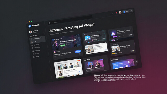 AdZenith - Rotating Ad Widget