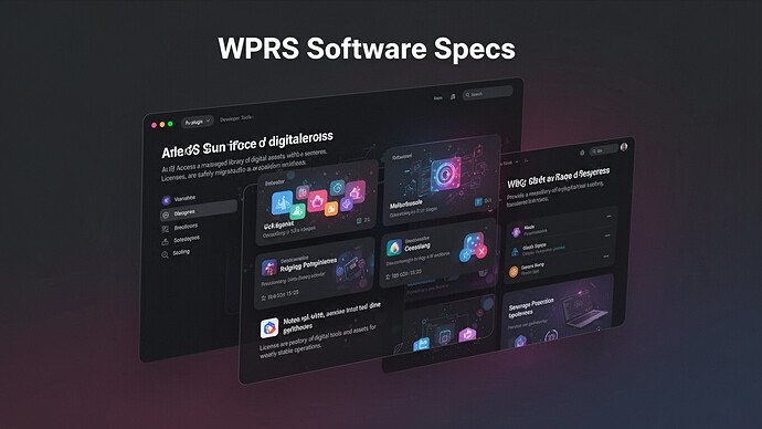 WPRS Software Specs