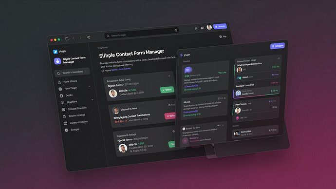 Sinple Contact Form Manager