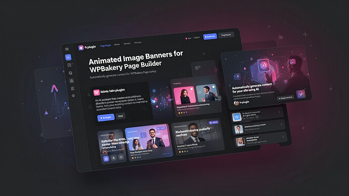 Animated Image Banners for WPBakery Page Builder