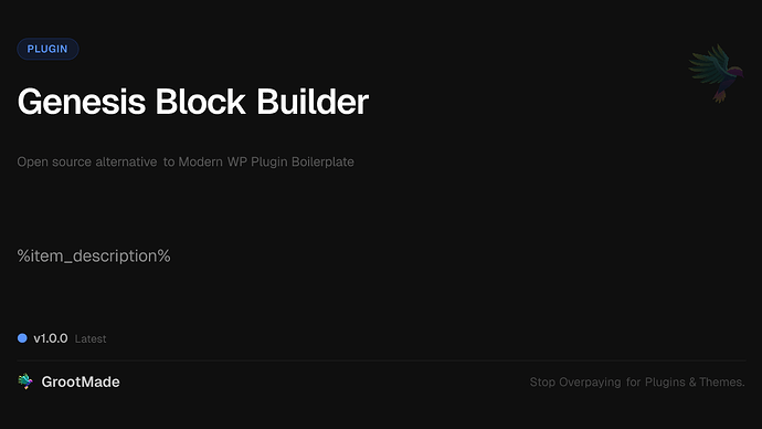 Genesis Block Builder