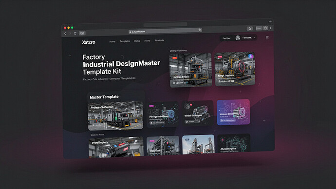 Xatcro - Factory Industrial DesignMaster Template Kit