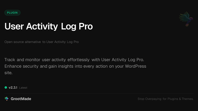 User Activity Log Pro