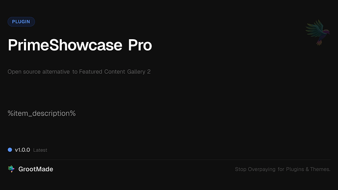 PrimeShowcase Pro