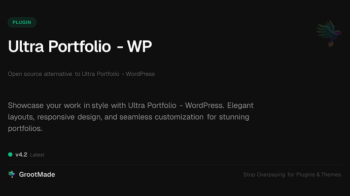Ultra Portfolio - WP