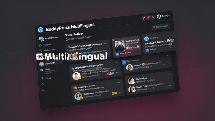BuddyPress Multilingual