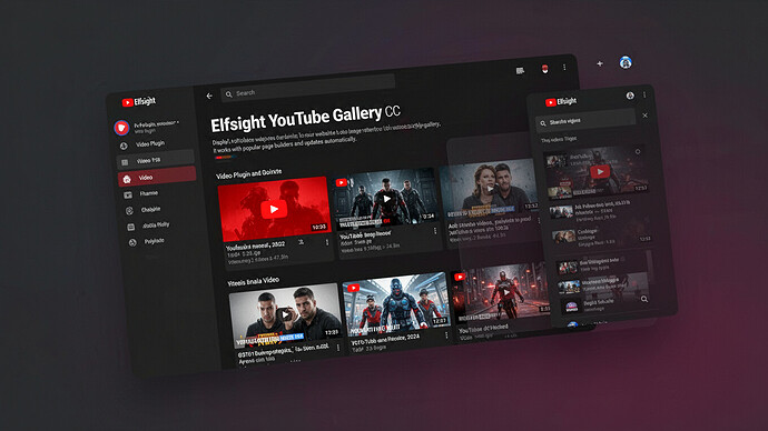 Elfsight YouTube Gallery CC