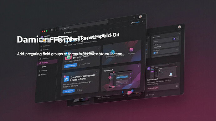 Damien Forms Repeater Add-On