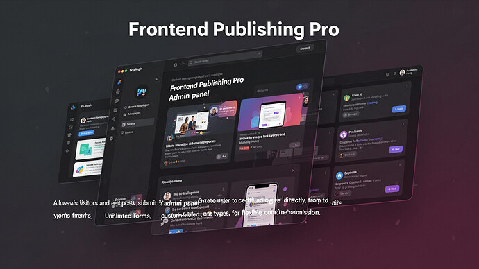 Frontend Publishing Pro