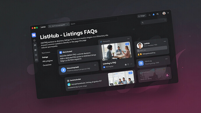 ListHub - Listings FAQs