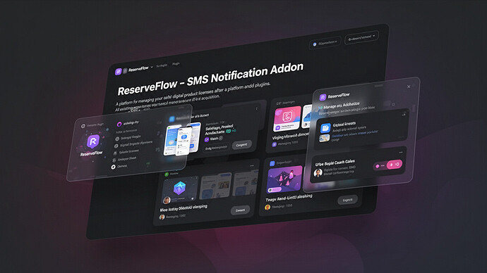 ReserveFlow - SMS Notification Addon