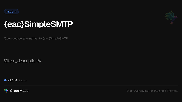 {eac}SimpleSMTP