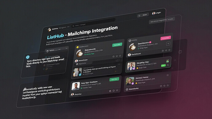 ListHub - Mailchimp Integration