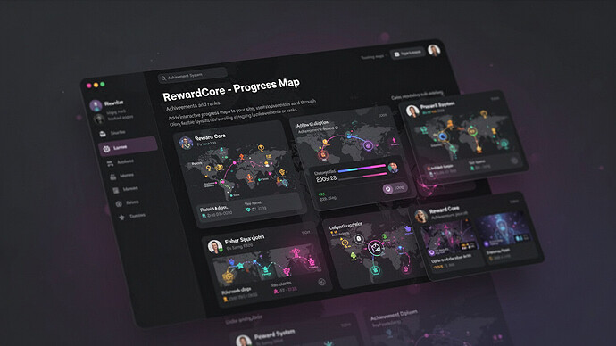 RewardCore - Progress Map