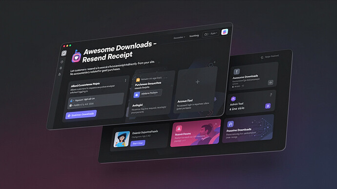 Awesome Downloads - Resend Receipt