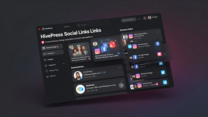 HivePress Social Links