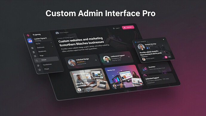 Custom Admin Interface Pro