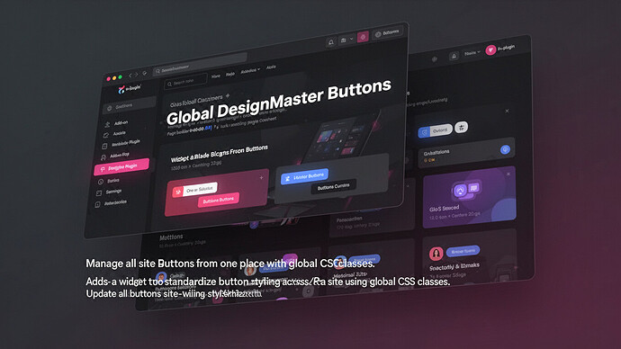 Global DesignMaster Buttons