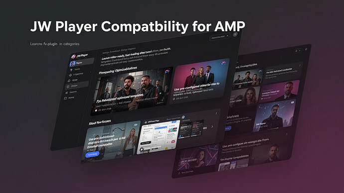 JW Player Compatibility for AMP