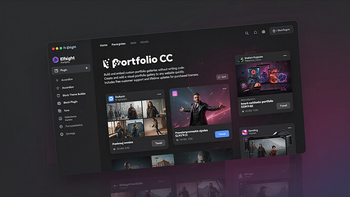 Elfsight Portfolio CC