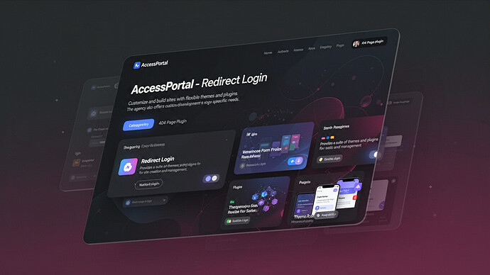 AccessPortal - Redirect Login