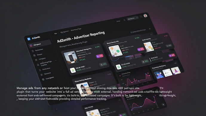 AdZenith - Advertiser Reporting