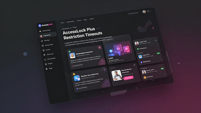 AccessLock Plus - Restriction Timeouts