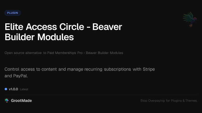 Elite Access Circle - Beaver Builder Modules