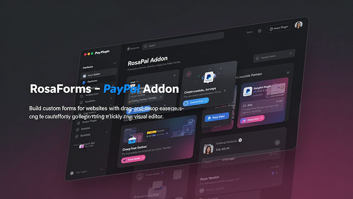 RosaForms - PayPal Addon