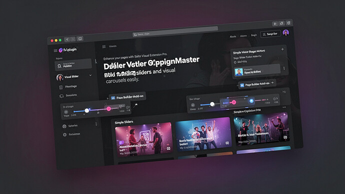 Simple Slider Addon For DesignMaster