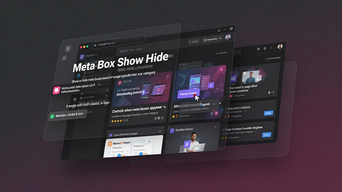 Meta Box Show Hide