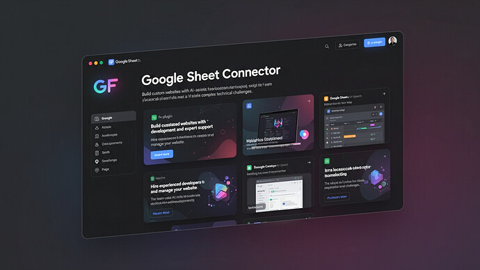 GF Google Sheet Connector
