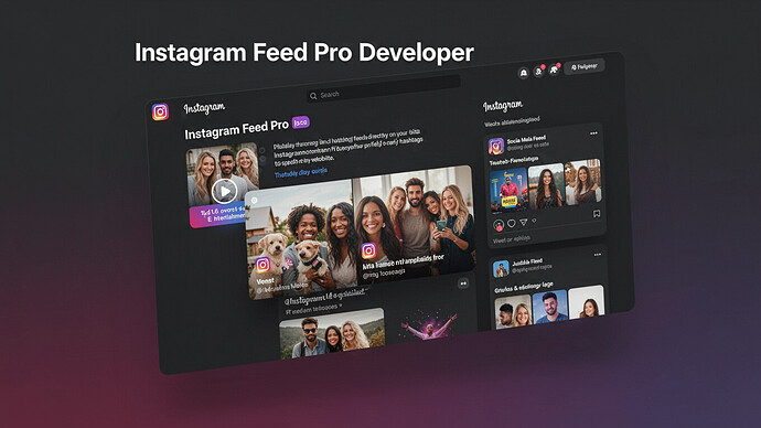 Instagram Feed Pro Developer