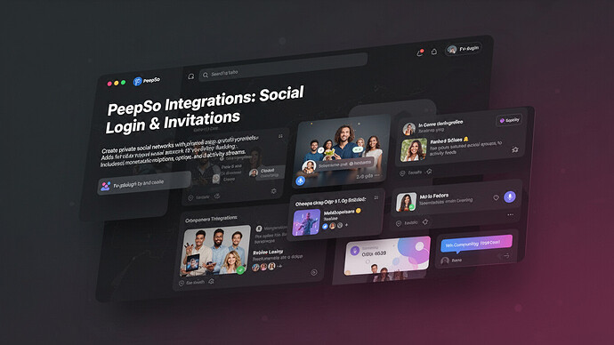 PeepSo Integrations: Social Login & Invitations