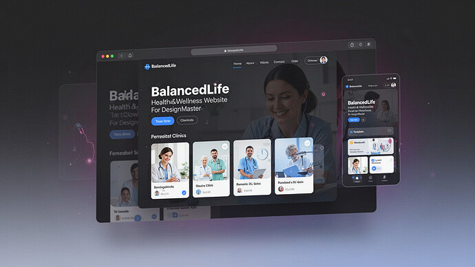 BalancedLife - Health & Wellness Website Template For DesignMaster