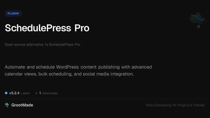 SchedulePress Pro