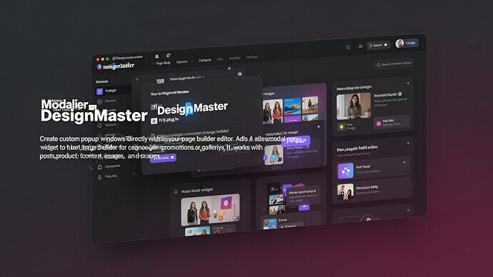 Modalier for DesignMaster