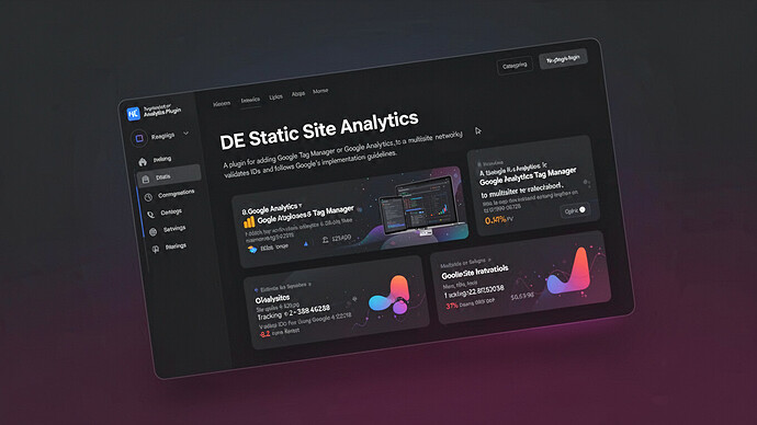 DE Static Site Analytics